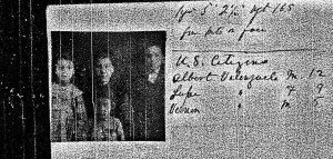 Rufina with her three youngest children (L to R): Lupe, Fernando and Alberto.