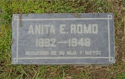 Ana Escalante de Romo's Gravesite, Santa Ana Cemetery, CA