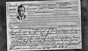 The second half of his manifest. 