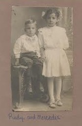 Rudy and Mercedes. Ventura County, between 1909-1910. 