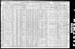 1910 US Census - Santa Paula, CA.