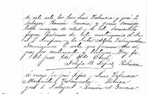 Second page of Margarita's second marriage registration. 